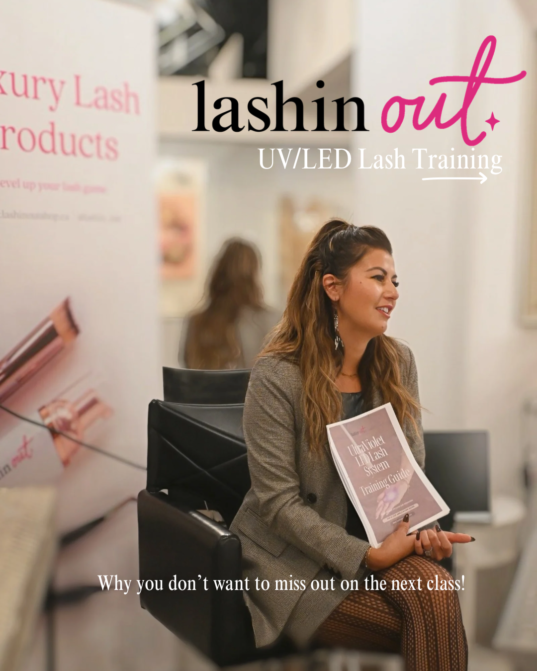 FREE UV/LED Lash Training! DEPOSIT