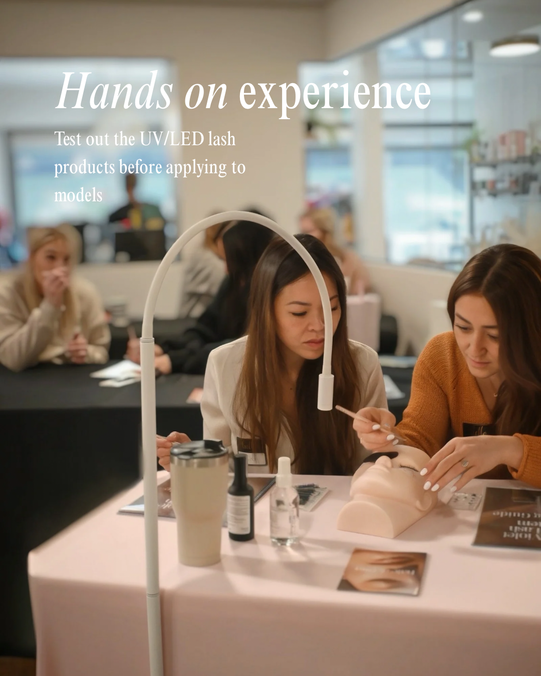 FREE UV/LED Lash Training! DEPOSIT