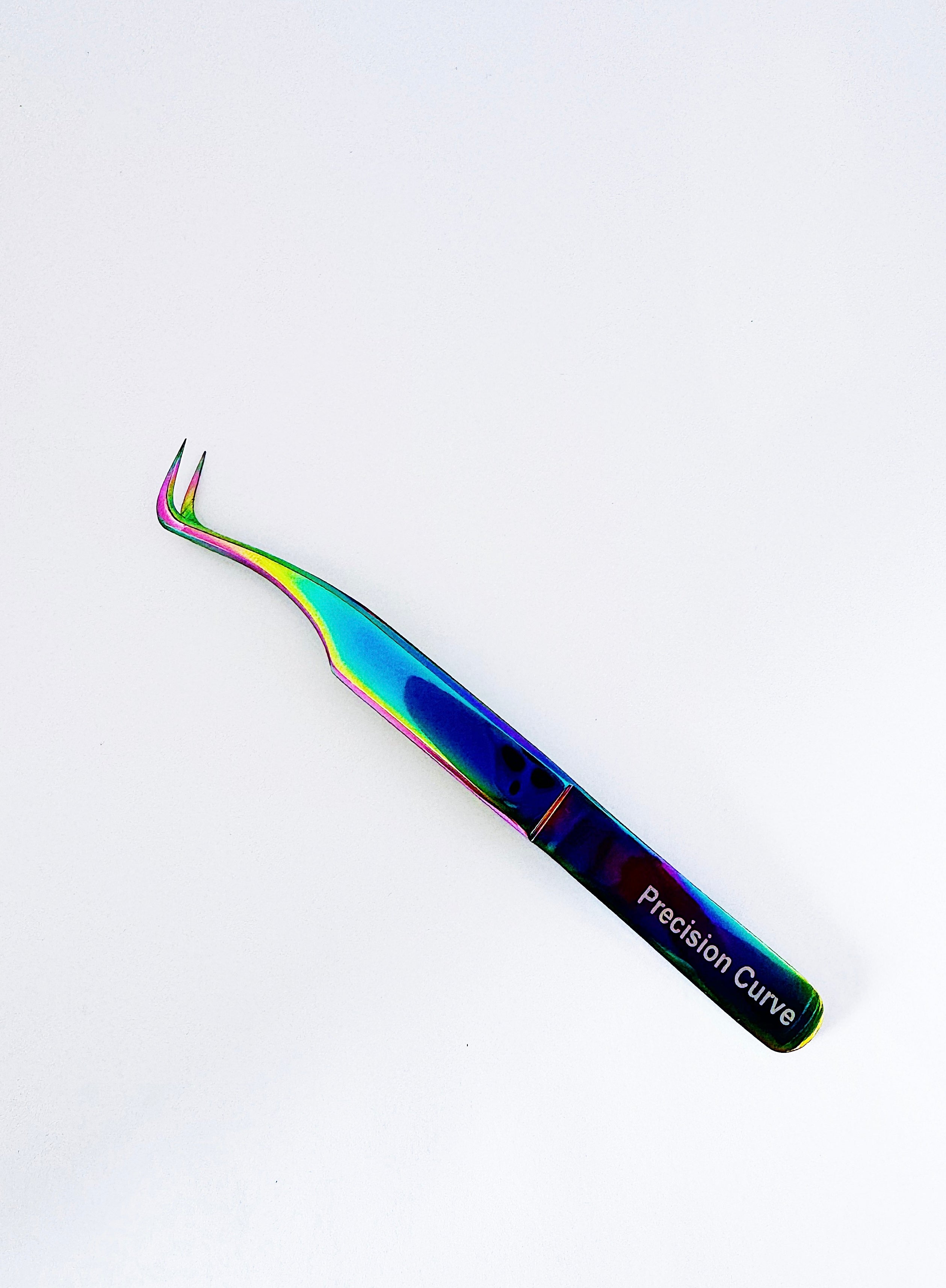 Full side view of the Signature Series Precision Curve Tweezer