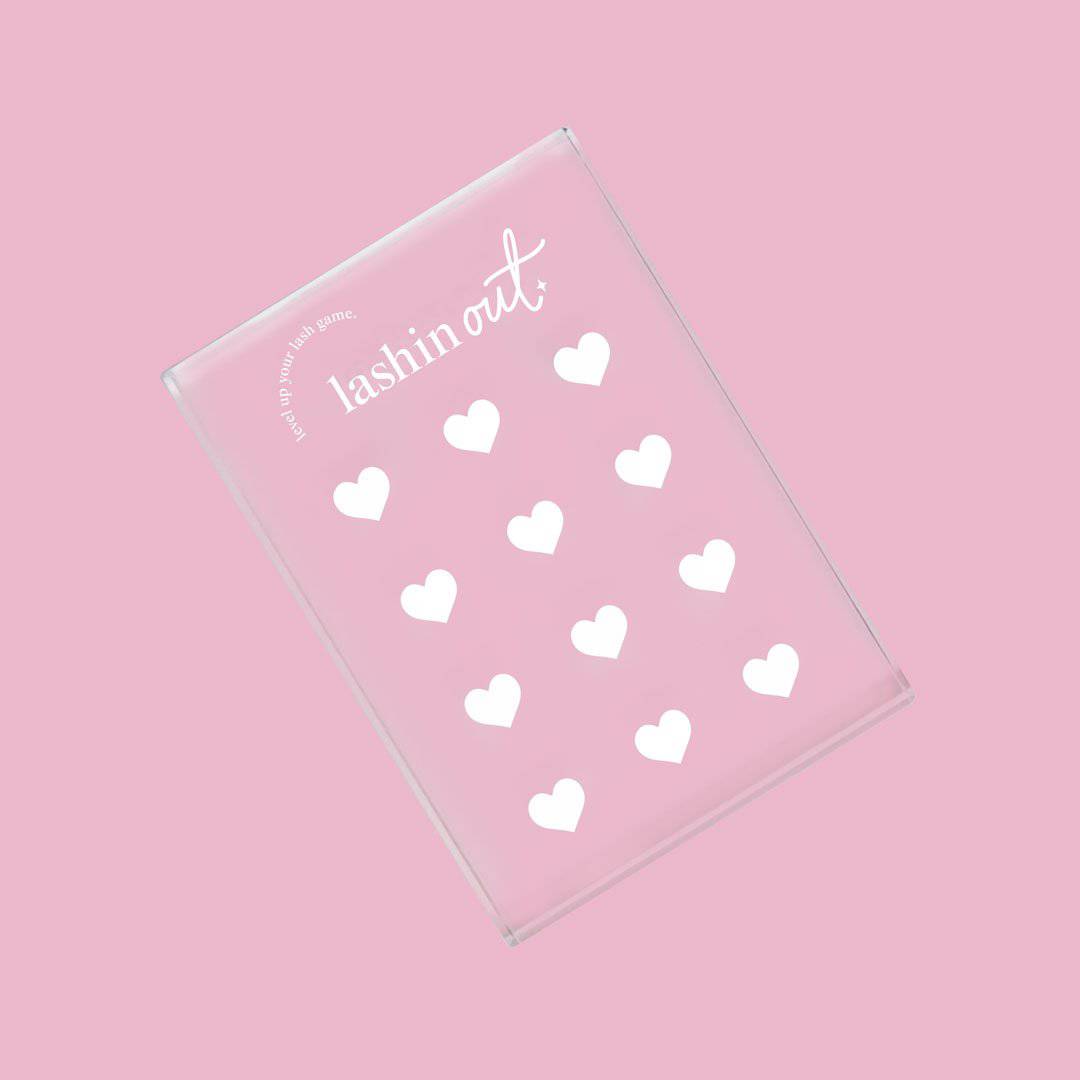 Crystal Heart Glue Holder - Lashin Out Shop