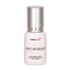 A bottle of Out of Sight clear eyelash adhesive. The bottle is white with a silver top. The words &