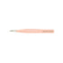 Side view of the Straight Blush Nano Tip Lash Tweezer. The tweezer is on its side showing one side of the tweezer.