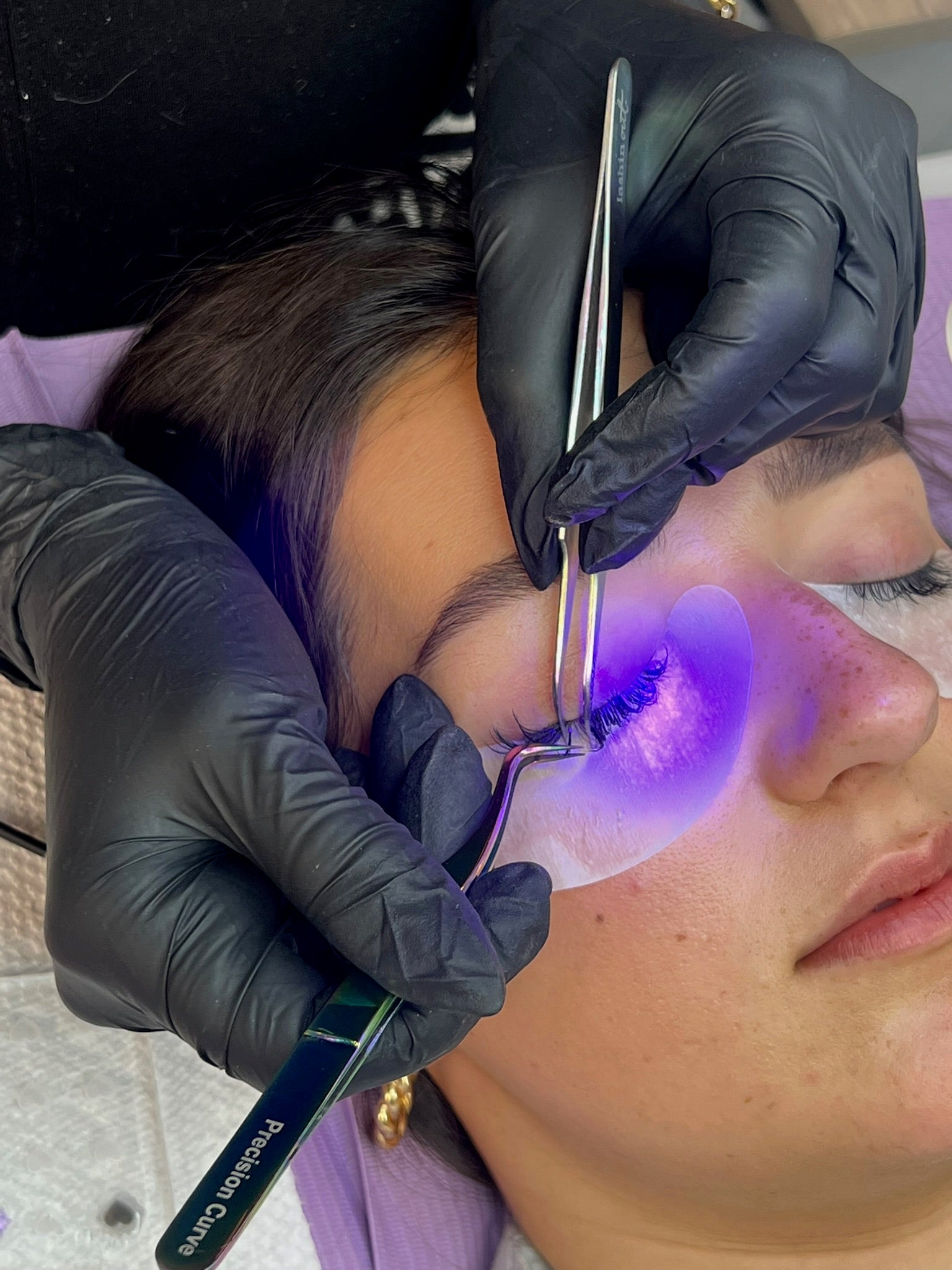 UV LED Lash extension system