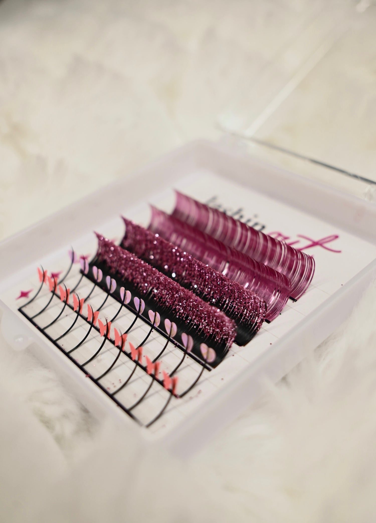 "PRETTY IN PINK" Accent lash tray