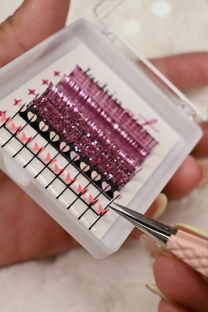 "PRETTY IN PINK" Accent lash tray