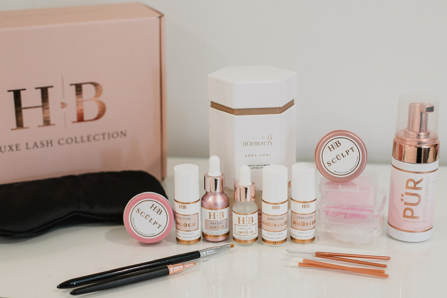 HUR BEAUTY- KERA-CÜRL LASH &amp; BROW LIFT SYSTEM