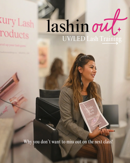 FREE UV/LED Lash Training! DEPOSIT
