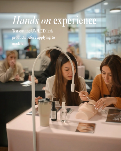 FREE UV/LED Lash Training! DEPOSIT