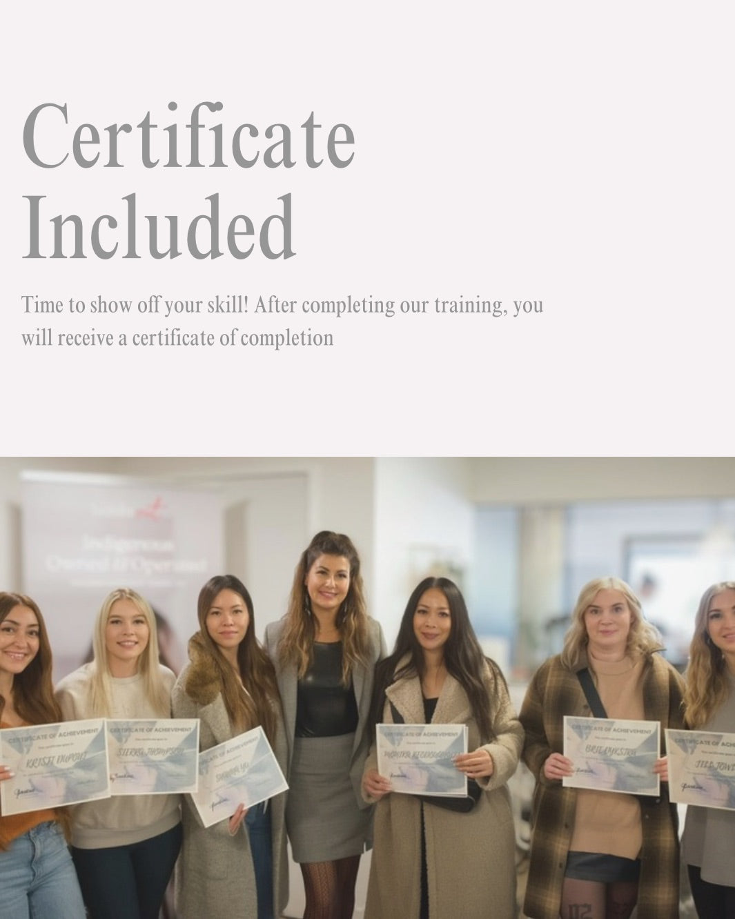 FREE UV/LED Lash Training! DEPOSIT