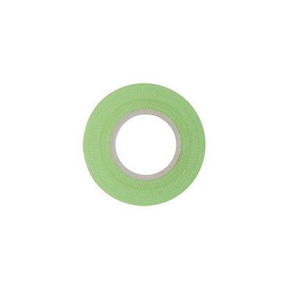 Top down view of green lash tape