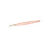 Side view of the Slim 45º Blush Nano Tip Lash Tweezer. The 45º angled tip is clearly shown. 